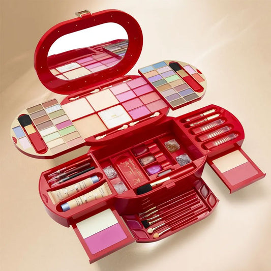 KMES Fashion Cosmetics Box Makeup Kit C-909 – Complete Beauty Collection for Girls
