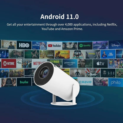 Portable Mini Projector, 4K 1080P Full HD Projector
