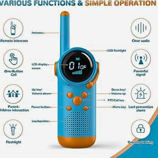 3Km Toy Walkie Talkies for Kids